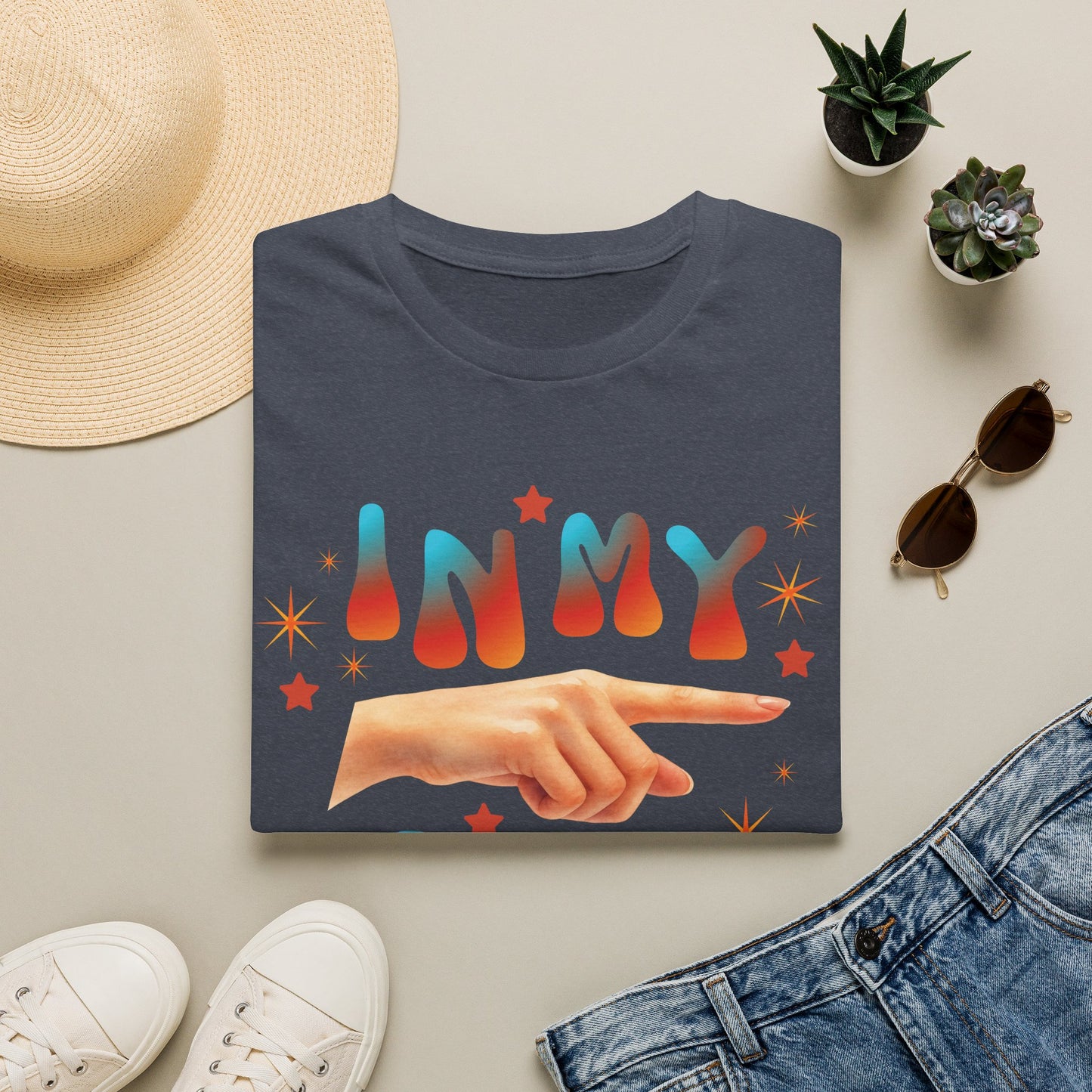 In My Era T-Shirt — Retro Pointing Hand Graphic Tee