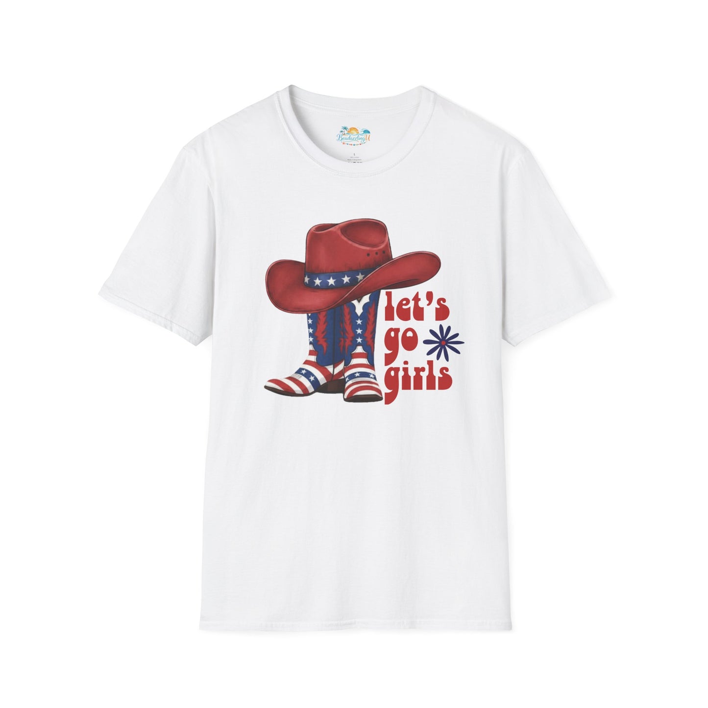 Let's Go Girls Patriotic Cowgirl T-Shirt