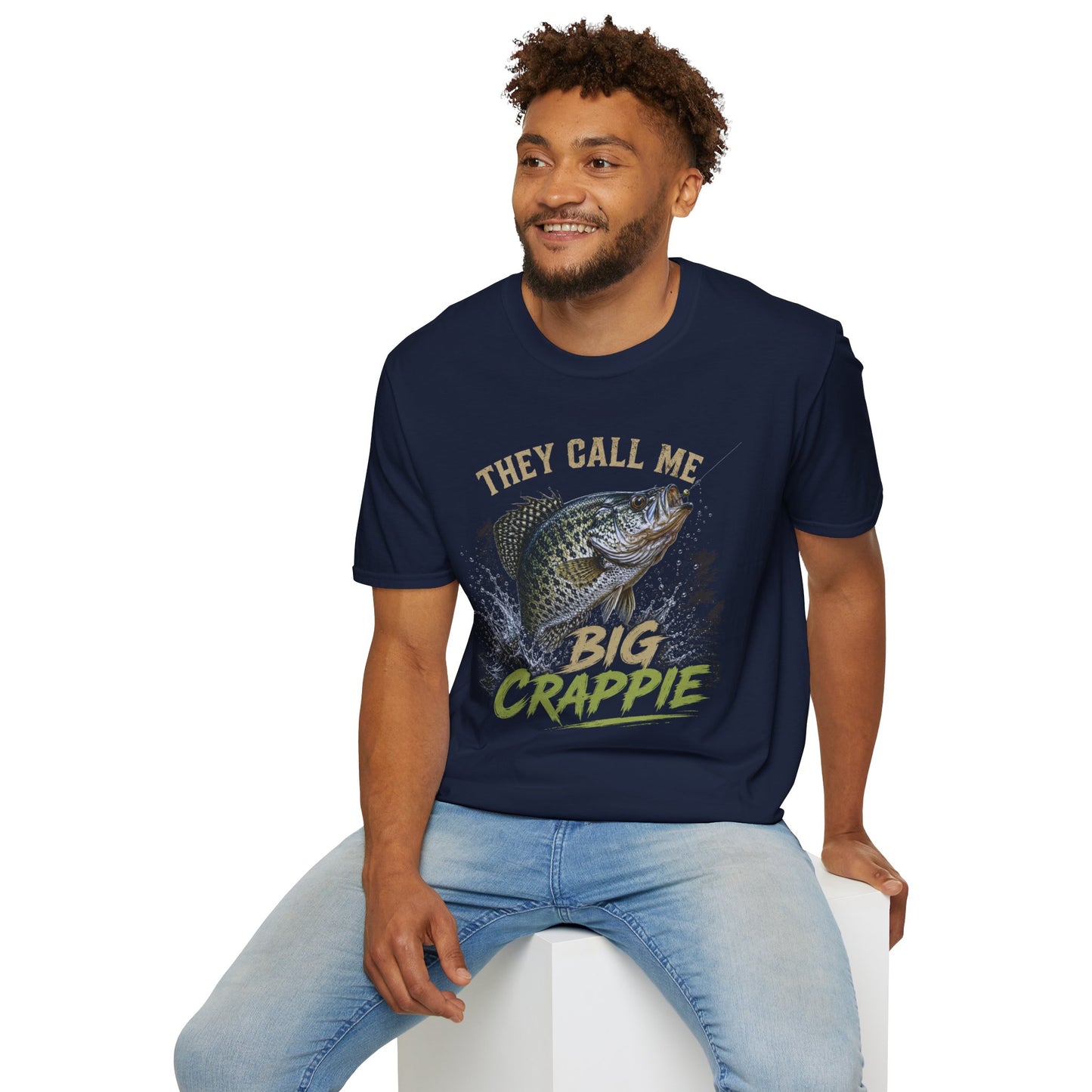 “They Call Me Big Crappie” Fishing Graphic Tee