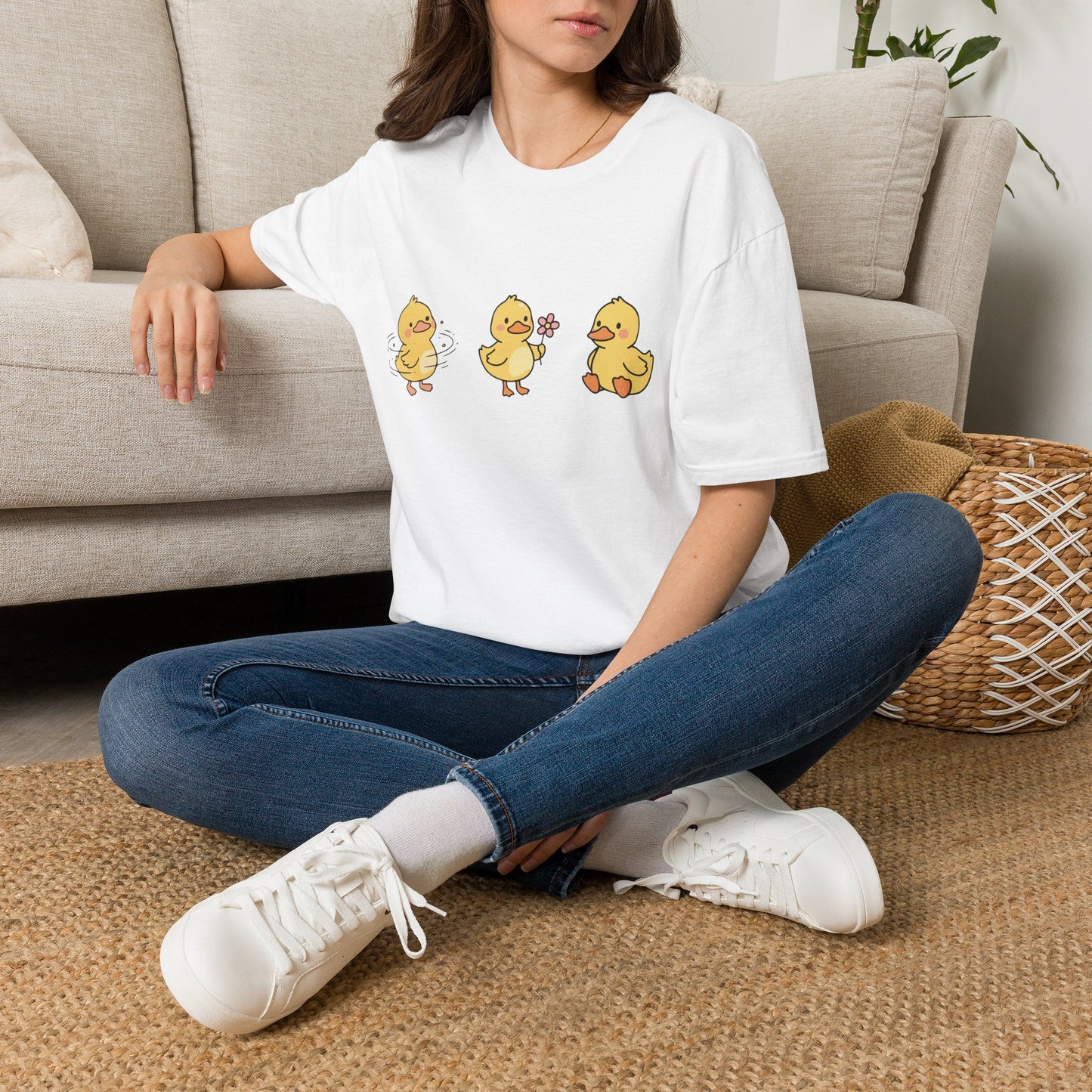 Lucky Ducklings Graphic T-Shirt
