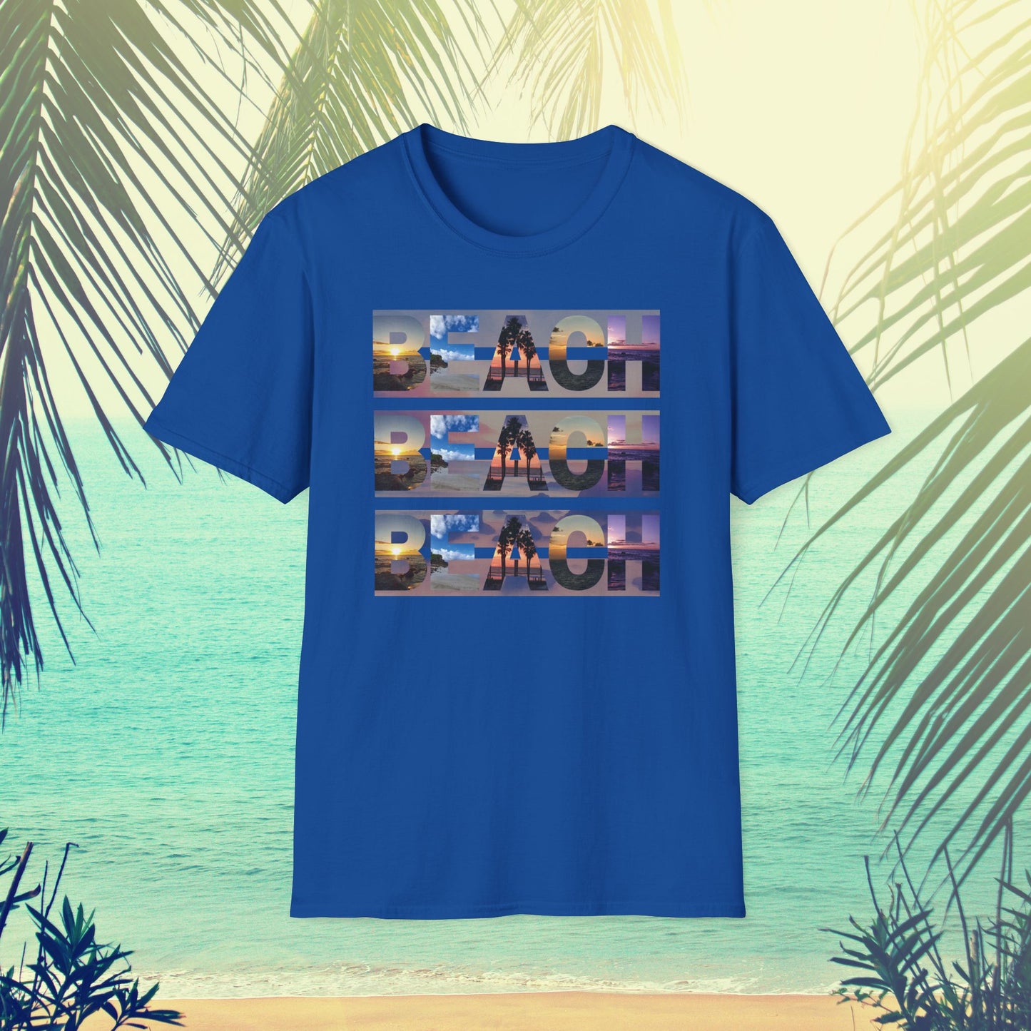 Copy of Beach on Repeat- Sunset Graphic Tee