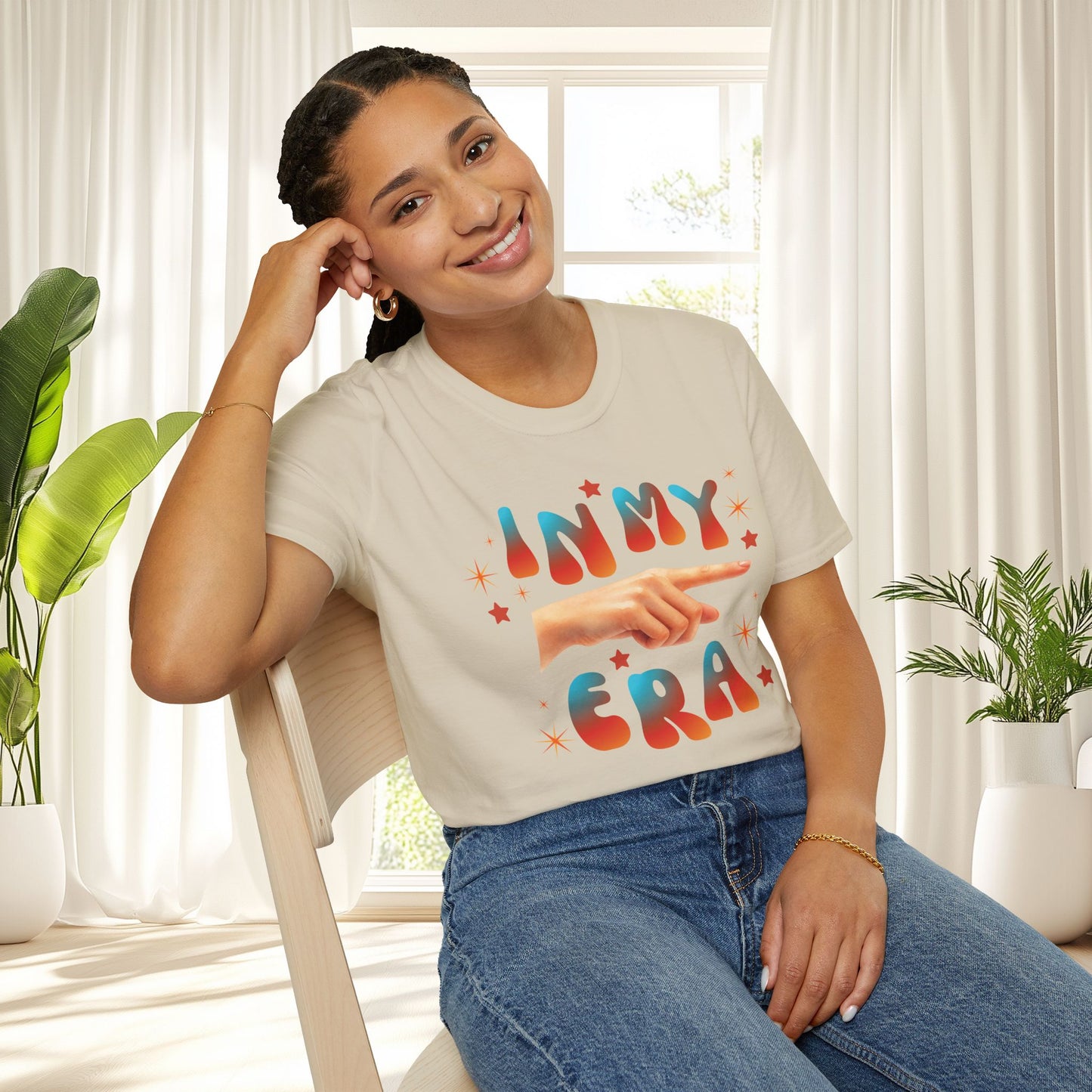 In My Era T-Shirt — Retro Pointing Hand Graphic Tee