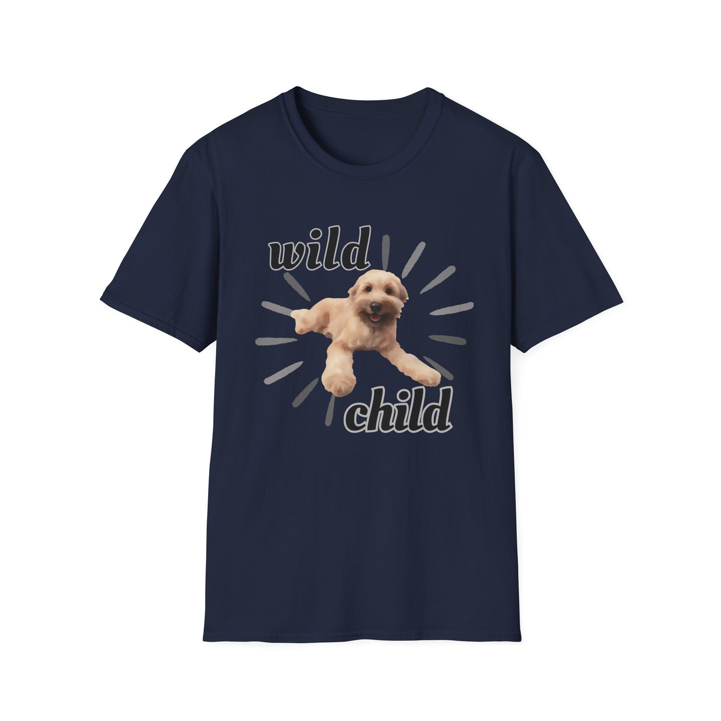 "Wild Child"- Wheaten Puppy Graphic Tee