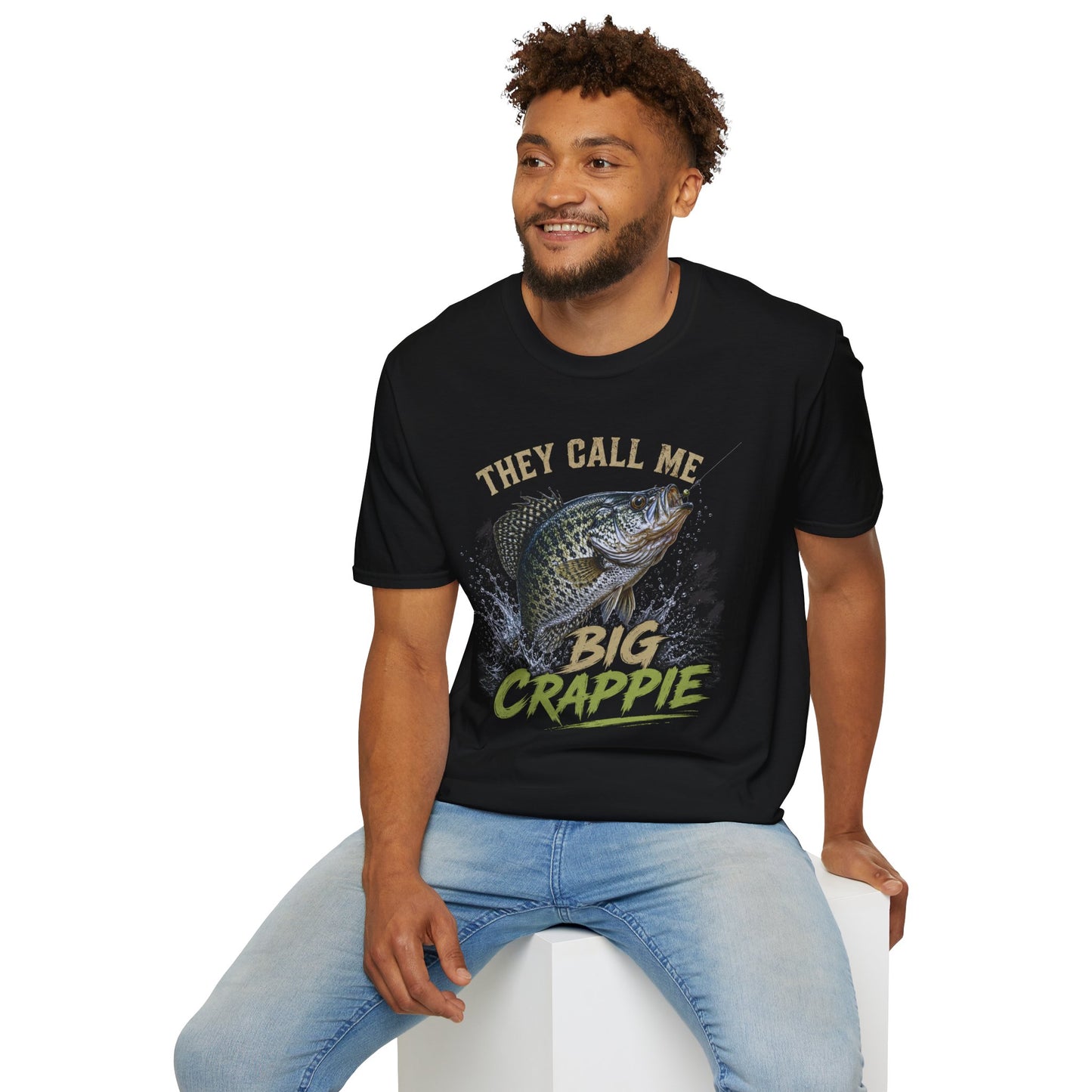 “They Call Me Big Crappie” Fishing Graphic Tee